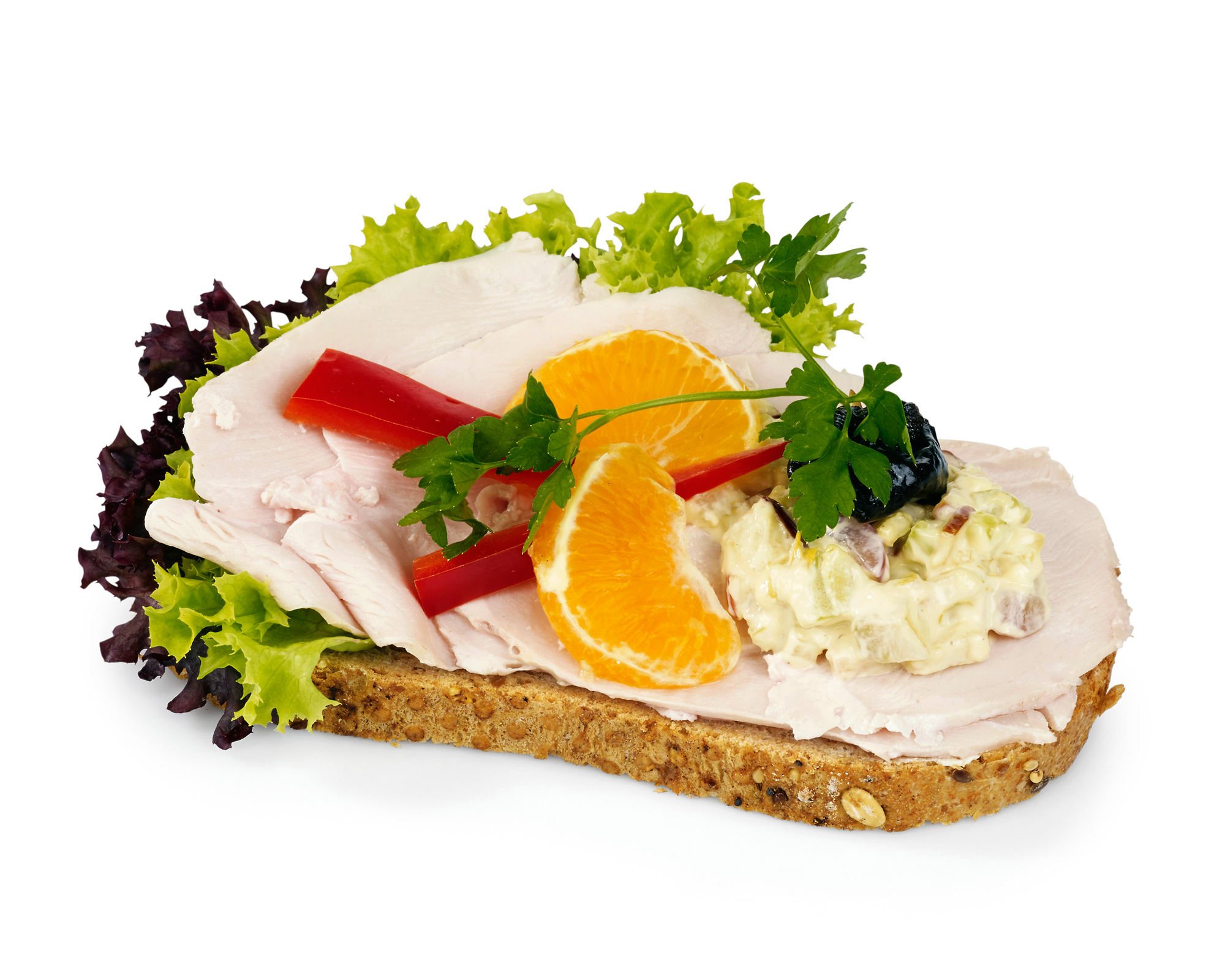 Smrbrd, Kalkun/waldorfsalat
