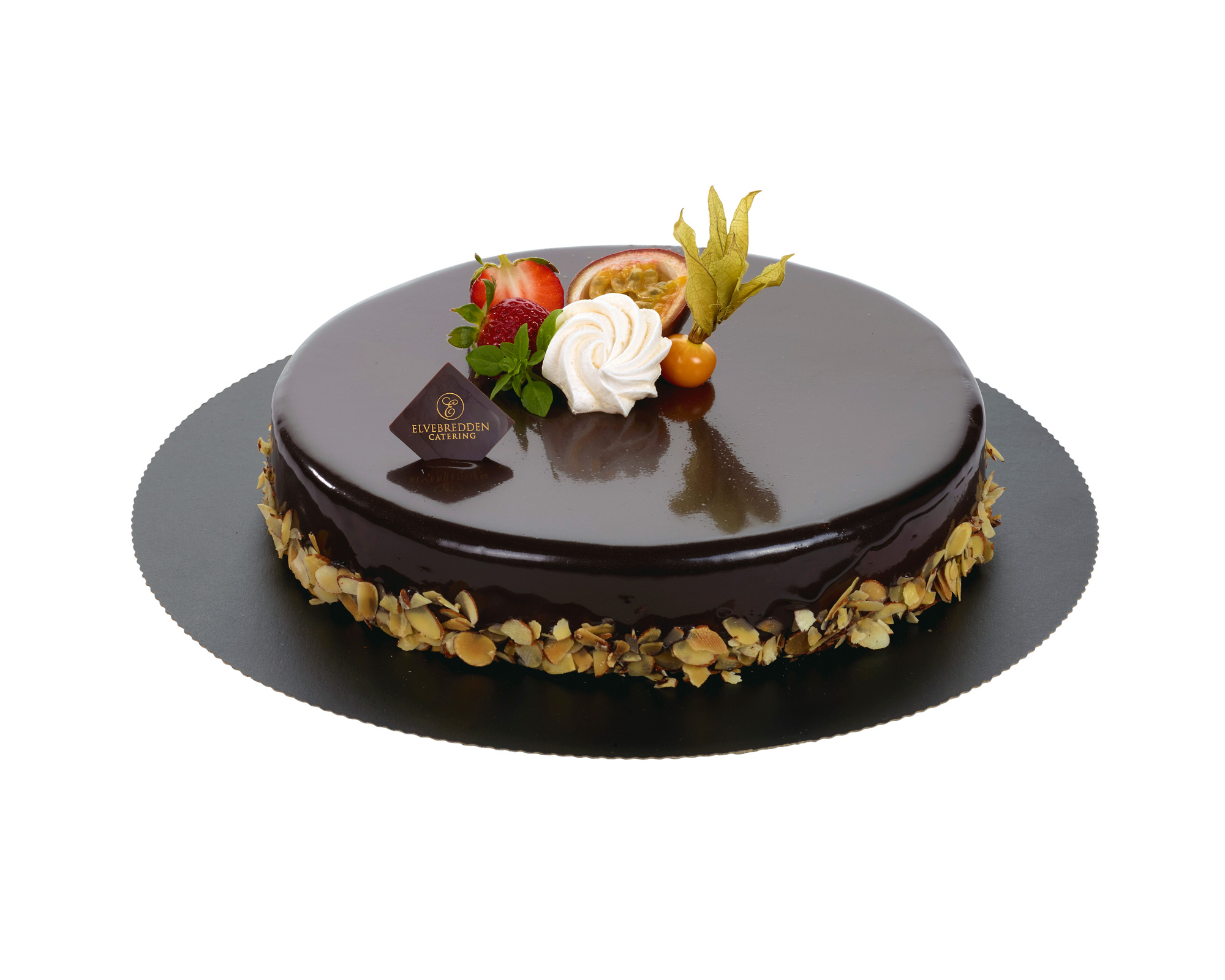 Sjokolademoussekake Crme Catalane, 16 pers.