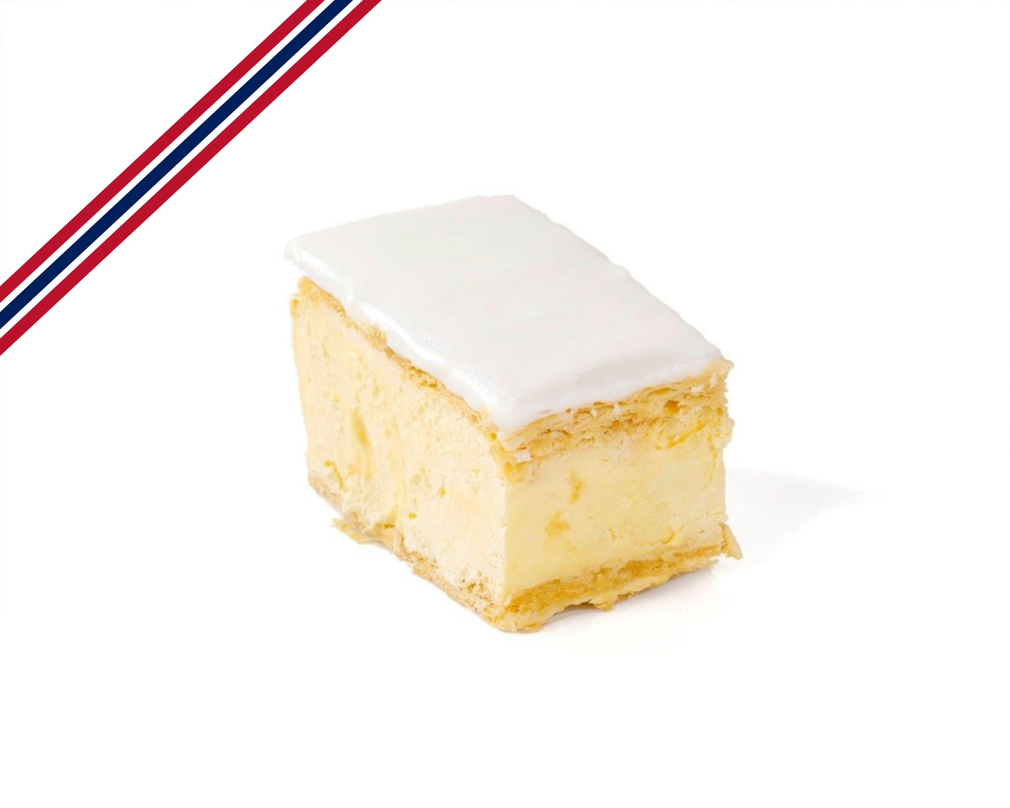 Napoleonskake porsjonsstykke