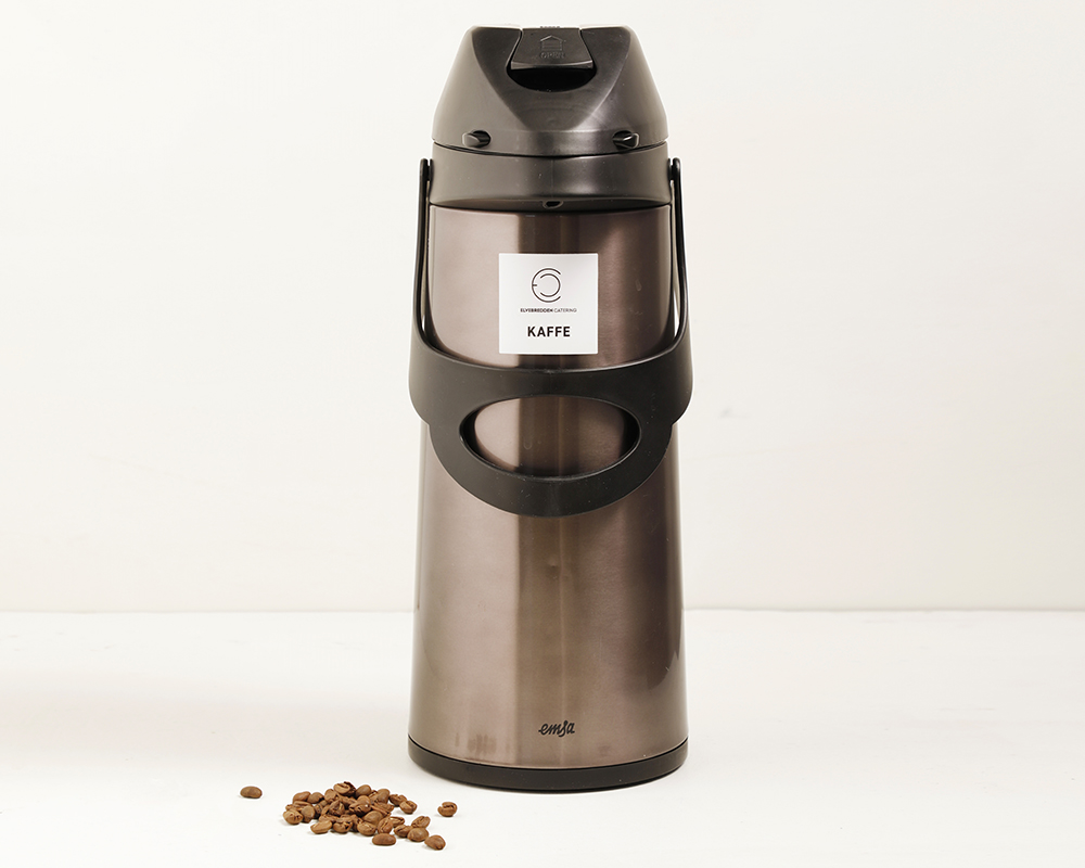 Kaffe fair trade 1,8liter, per kanne - uten kopper/tilbehr