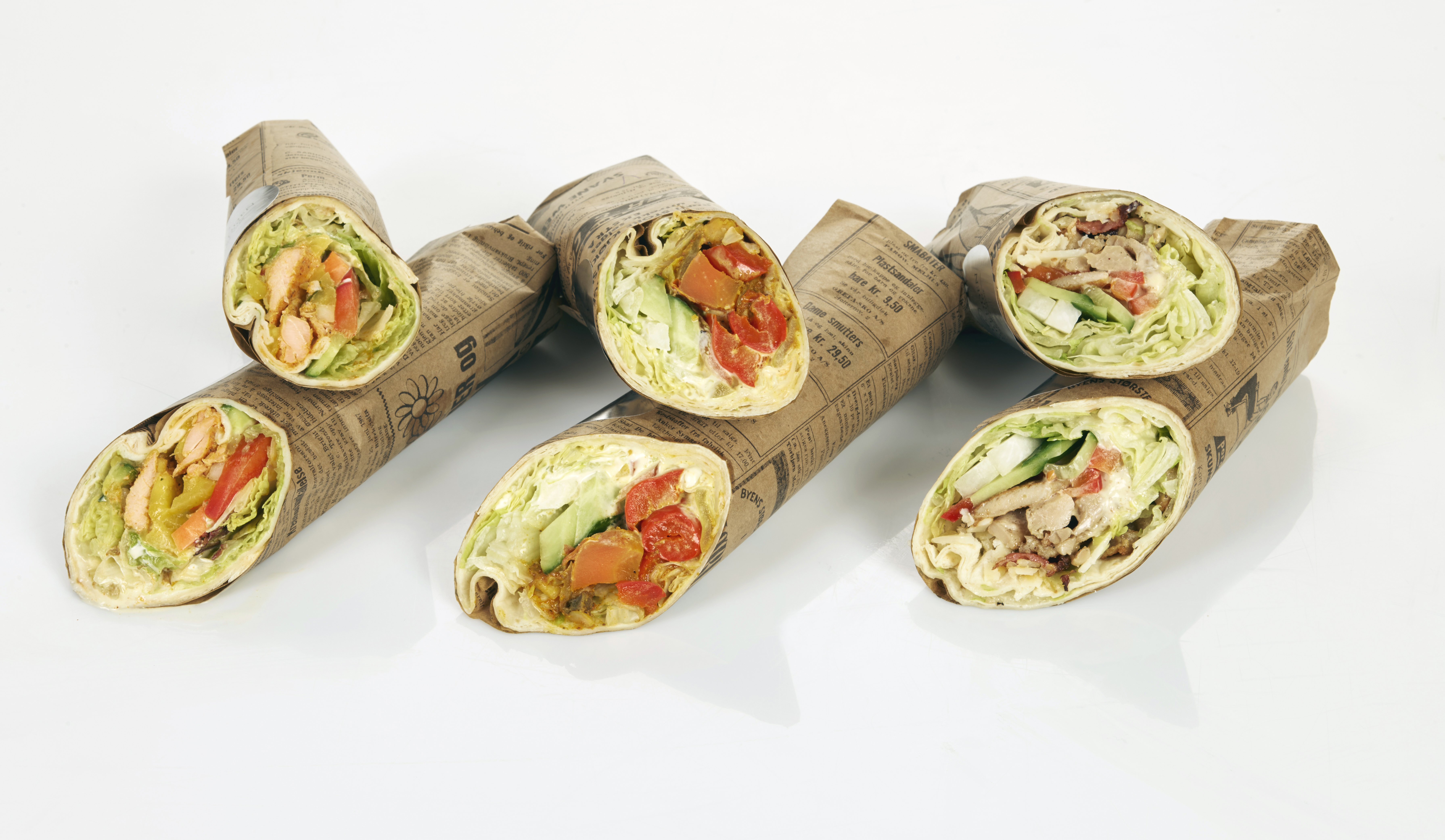Assorterte wraps