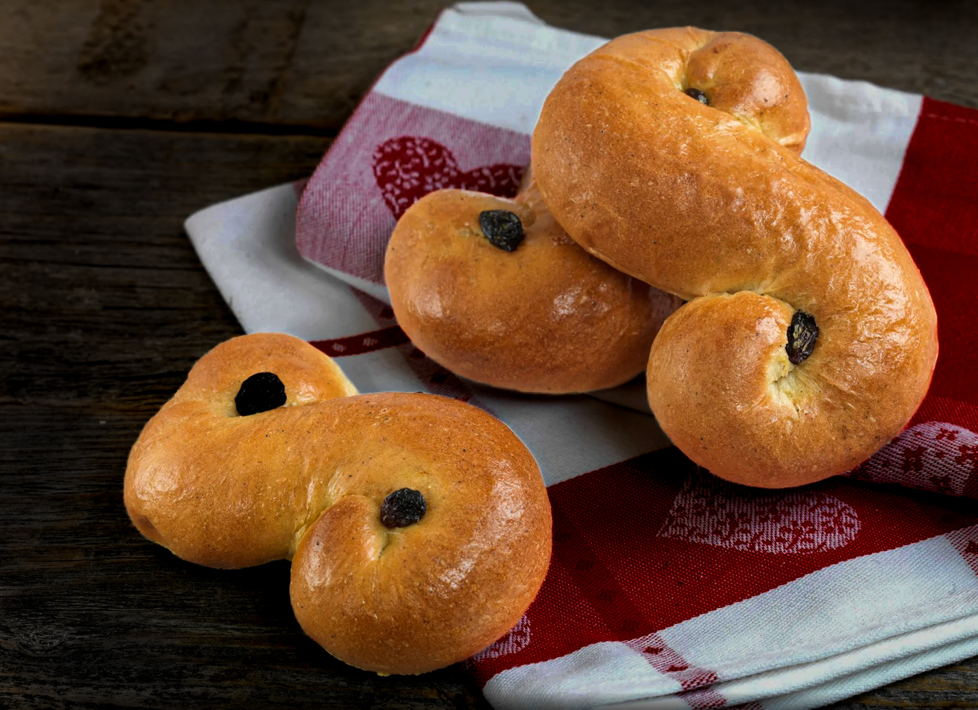 Lussekatter. Foto