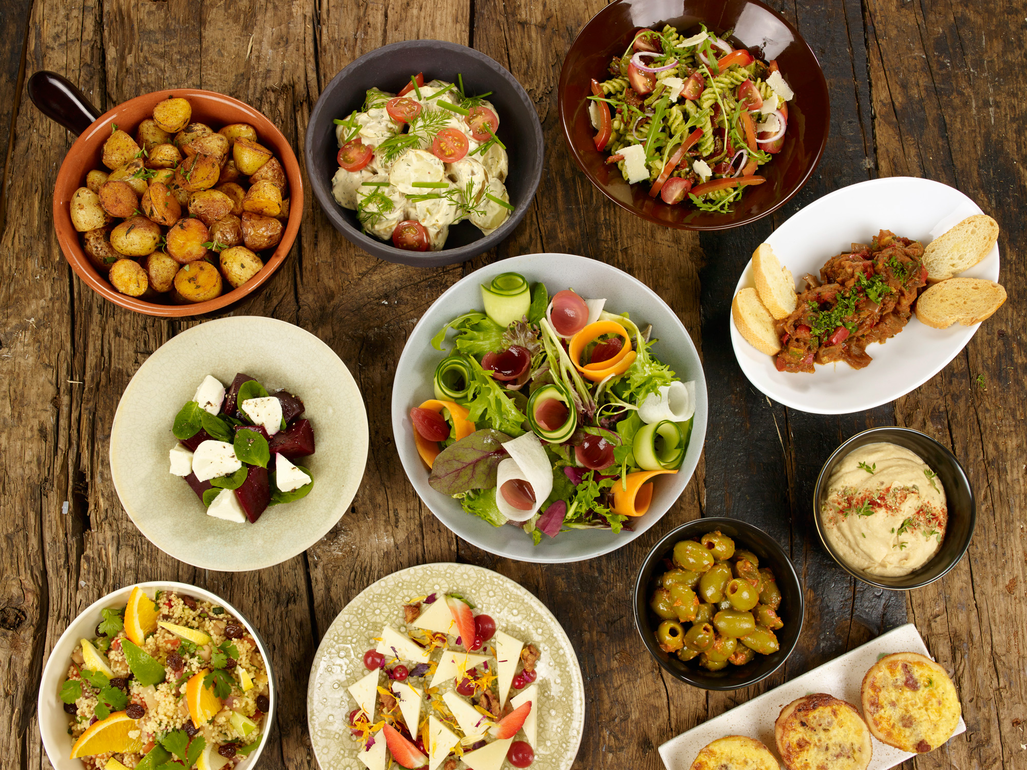 Vegetar tapas, kan leveres frem til 15/1