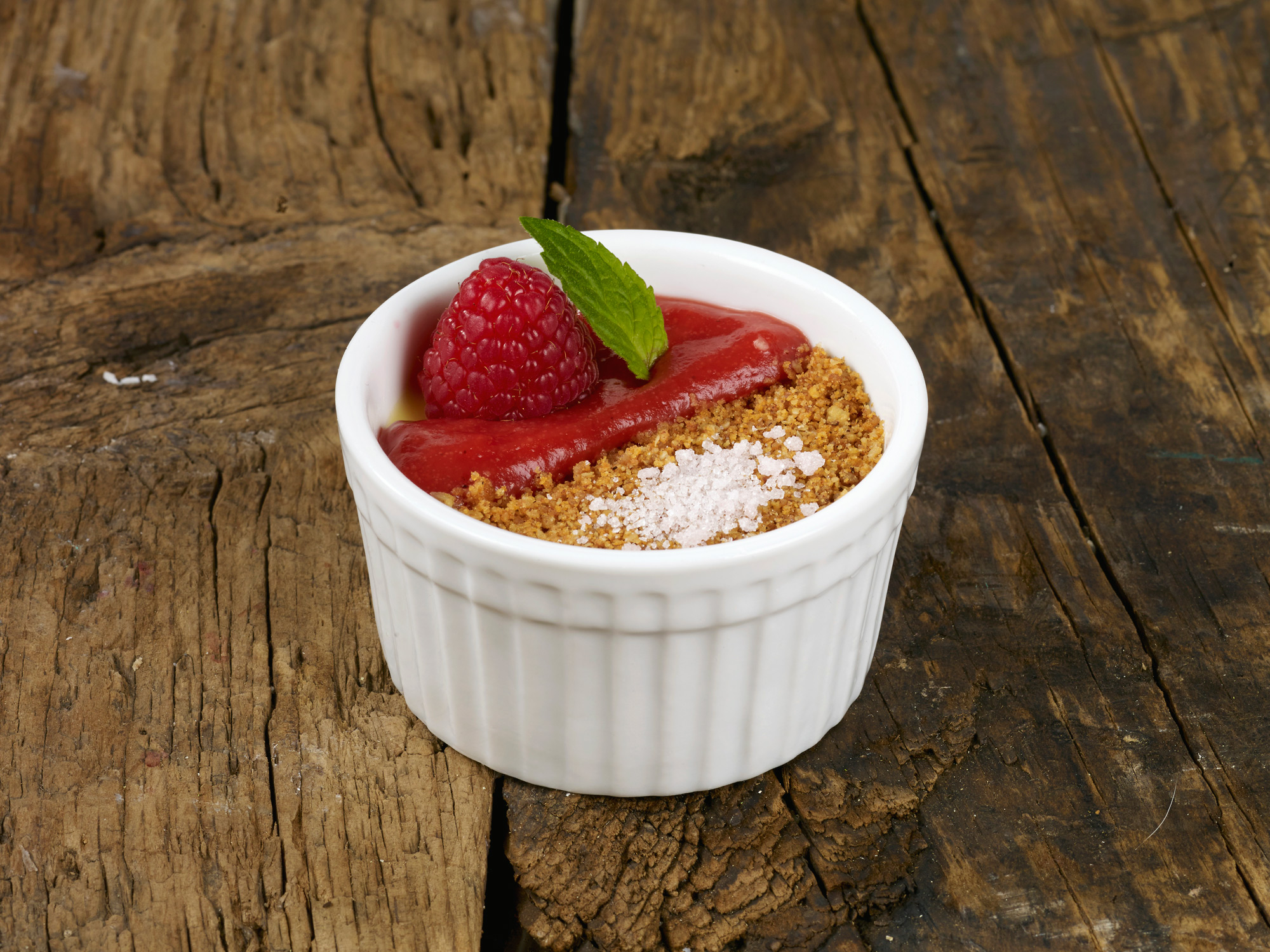 Ingefr Panna Cotta med bringebr
