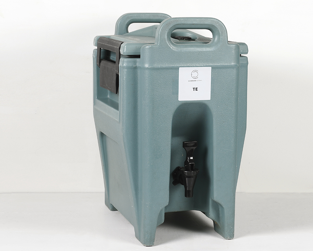 Tevann 10 liter, pr.container -med teposer uten kopper/tilbehr
