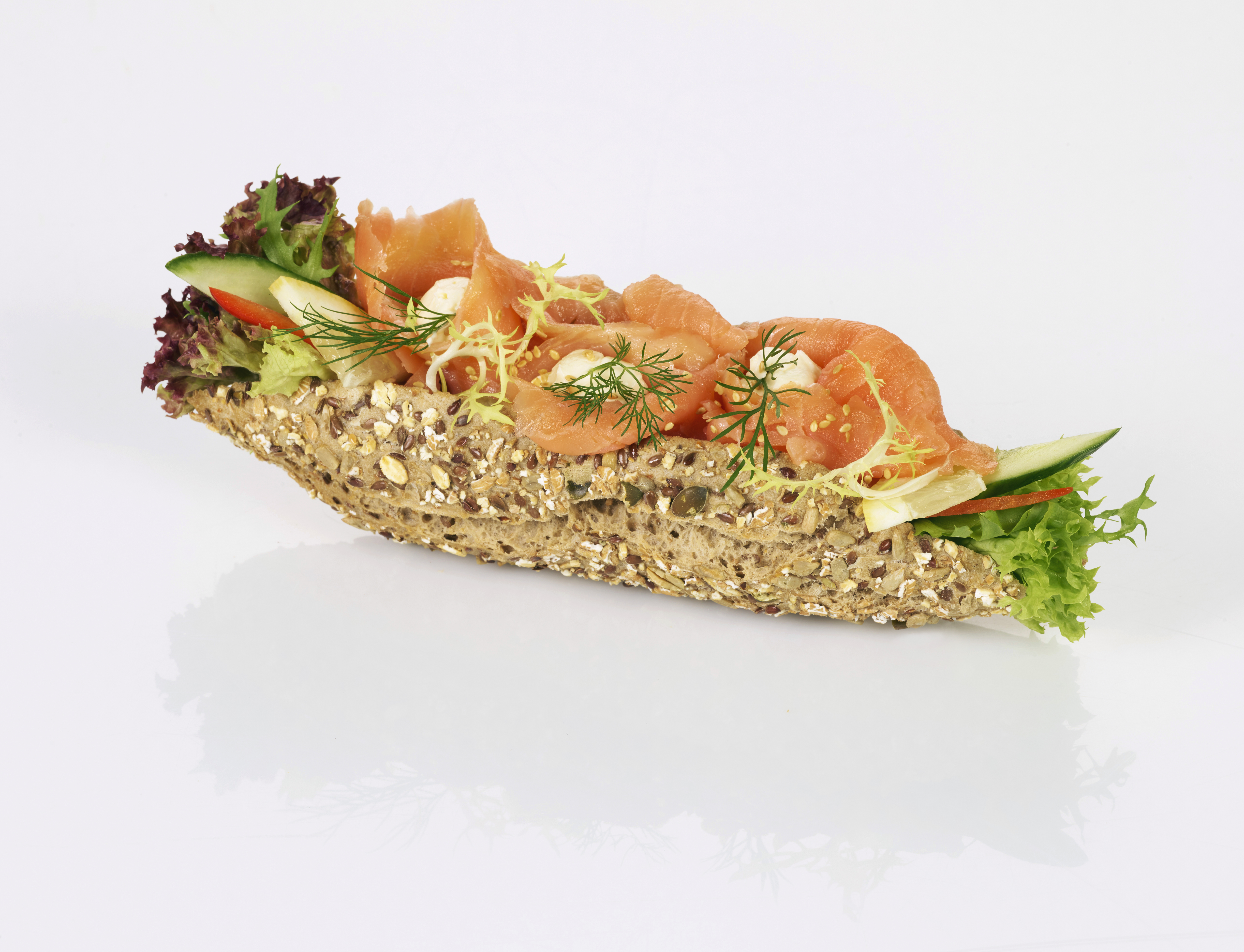 Baguette, Rkelaks/ostkrem
