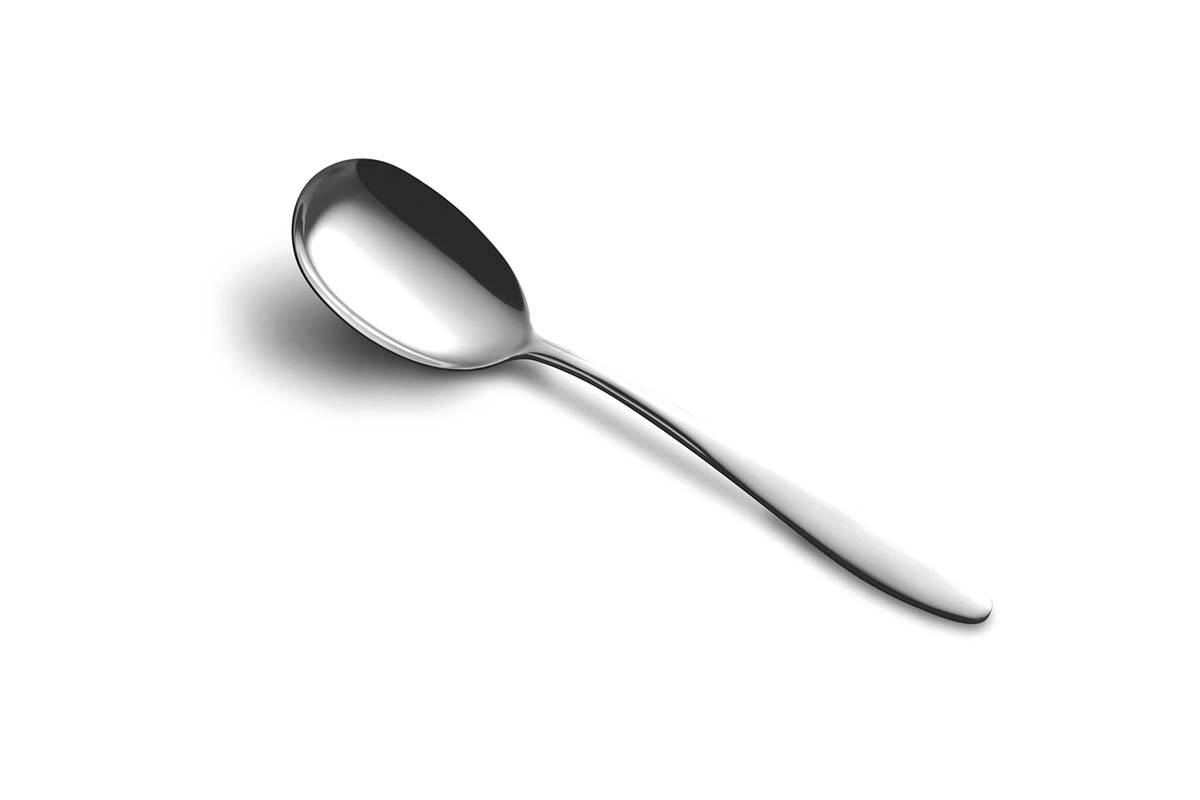 Stor serveringsskje