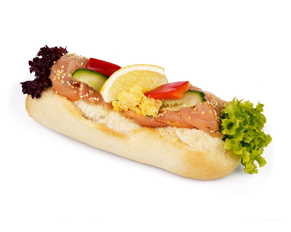 Glutenfri Baguette, Laks/eggerre