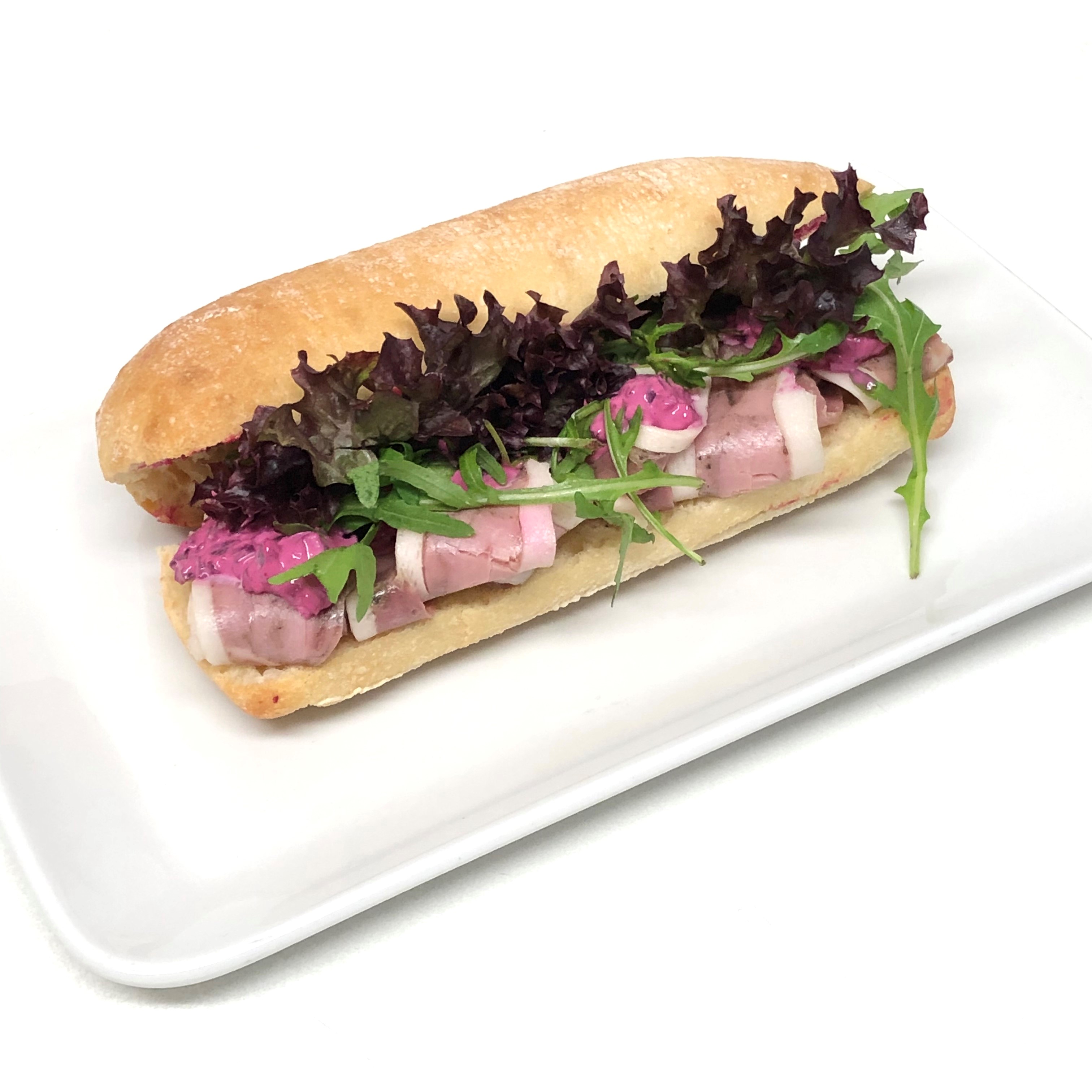 Ciabatta med sylte og rdbetesalat