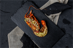 Grillet hummer med urtesmr