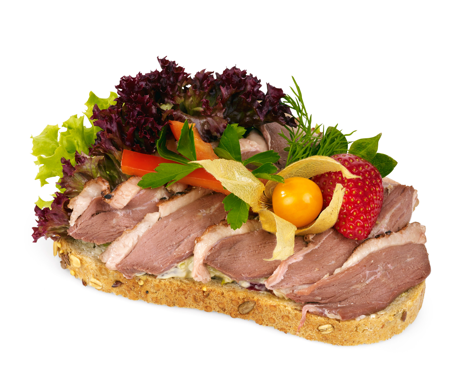 Smrbrd, Andebryst/waldorfsalat